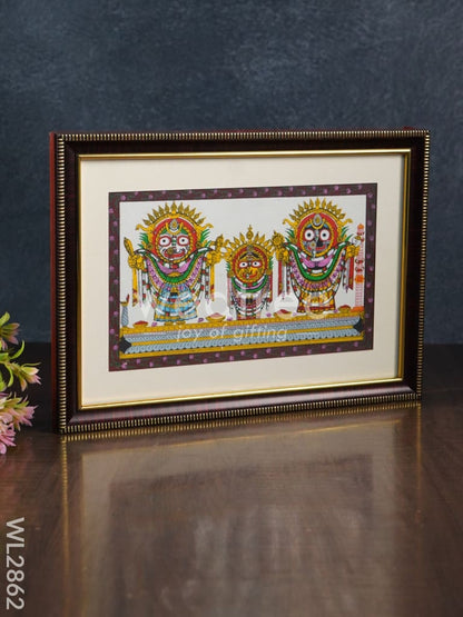 Pattachitra Painting Lord Jagannath Darbar - 10 x 7