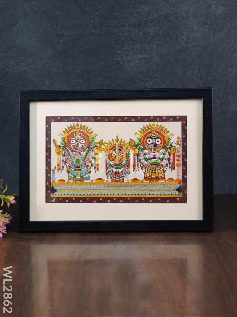 Pattachitra Painting Lord Jagannath Darbar - 10 x 7