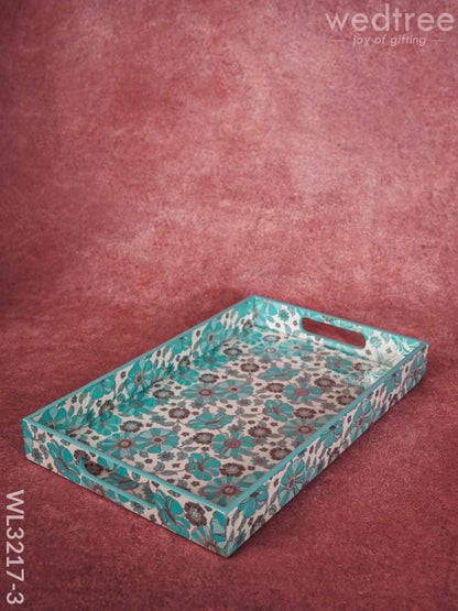 Serving Tray Digitally Printed Floral Desings