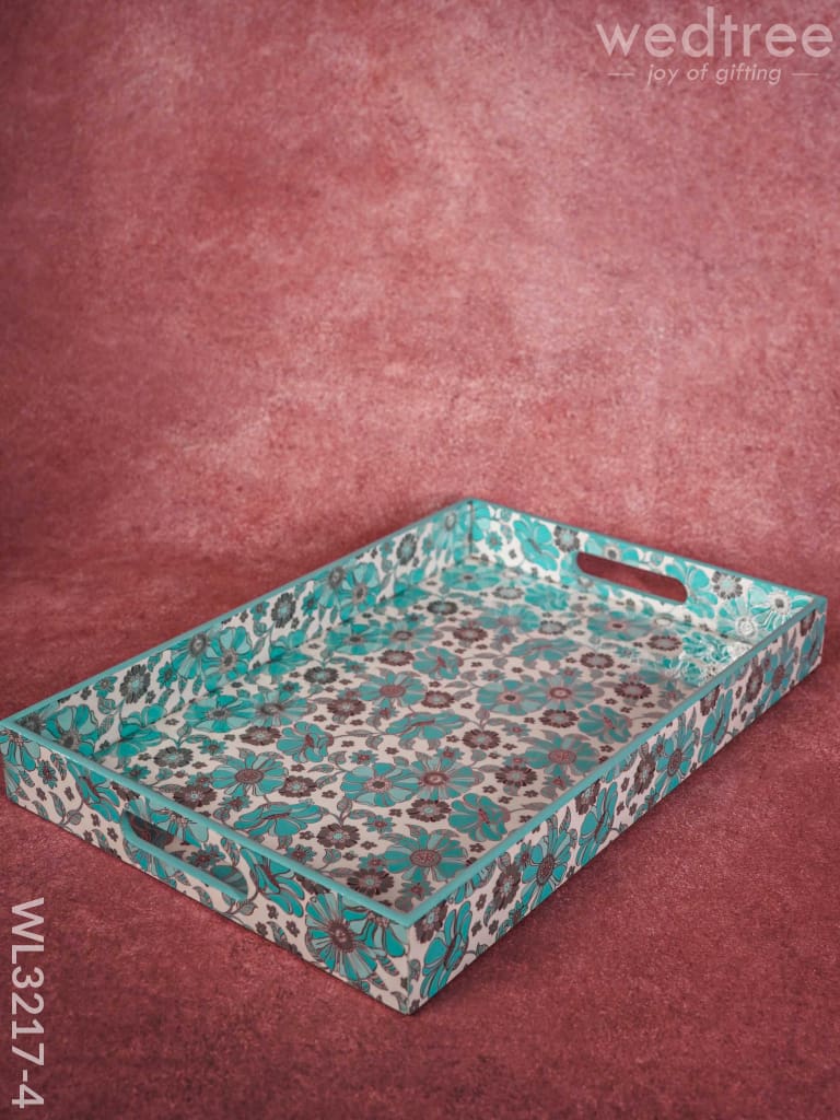 Serving Tray Digitally Printed Floral Desings