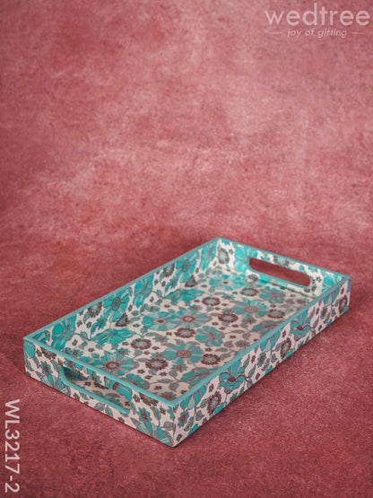 Serving Tray Digitally Printed Floral Desings