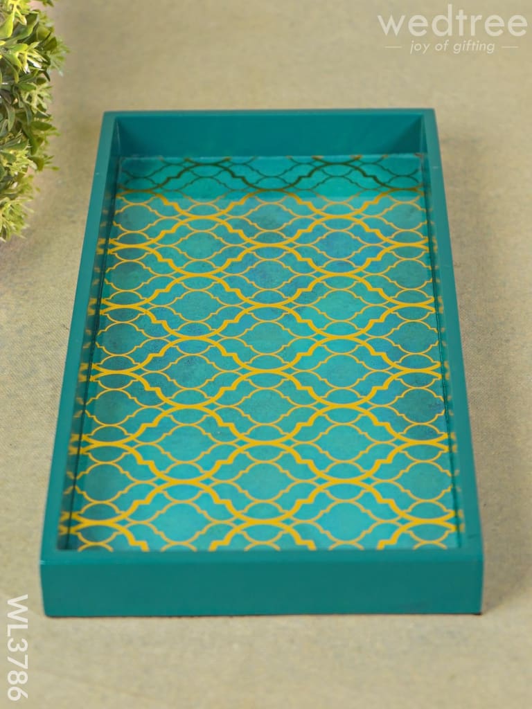 Serving Tray with Abstract Digital Prints