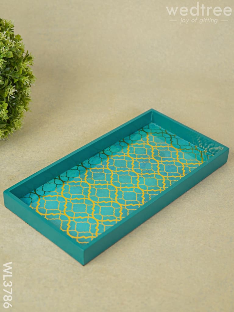 Serving Tray with Abstract Digital Prints