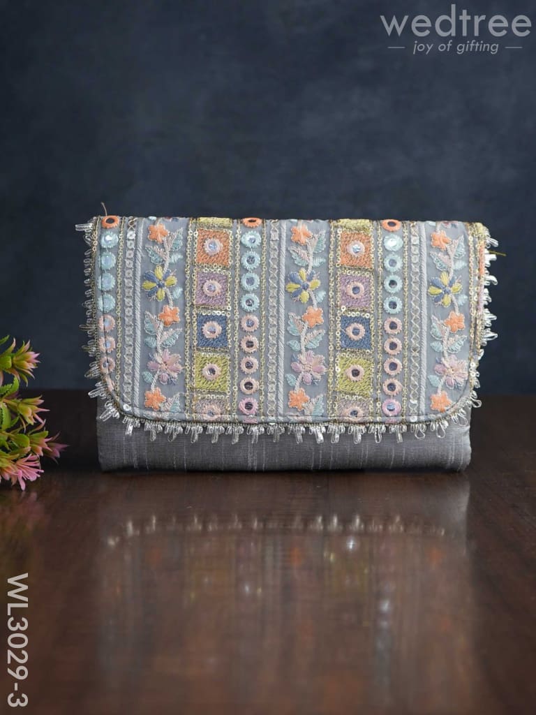 Sling Bag with Mirror & Embroidery Work