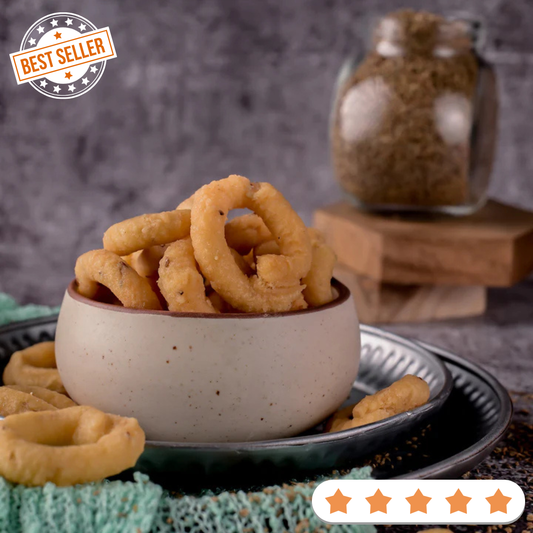 Chegodi (Small) - South Indian Namkeen - Buy Online from Vellanki Foods | Desify