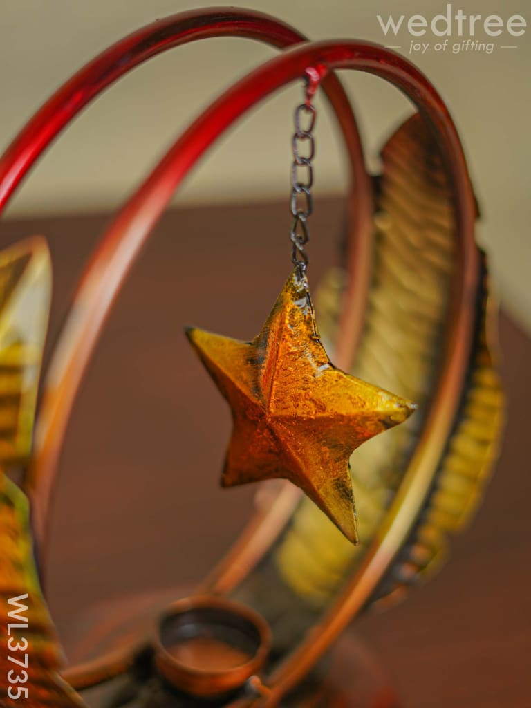 Star in Ring T Light Holder