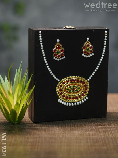 Tanjore Painted Jewel Box (6.5 x 5.5)