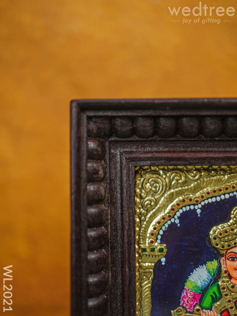 Tanjore Painting Annapoorani - Flat (Gold foil) - 8x6