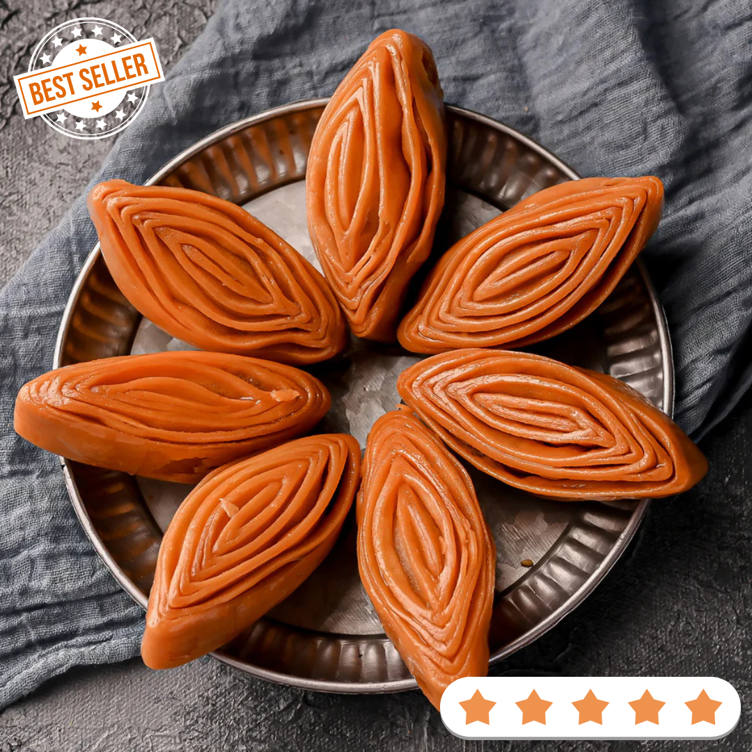 Tapeswaram Kaja - Traditional South Indian - Buy Online from Vellanki Foods | Desify