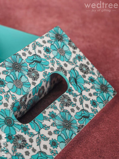 Tissue Box Digital Printed with Floral Designs