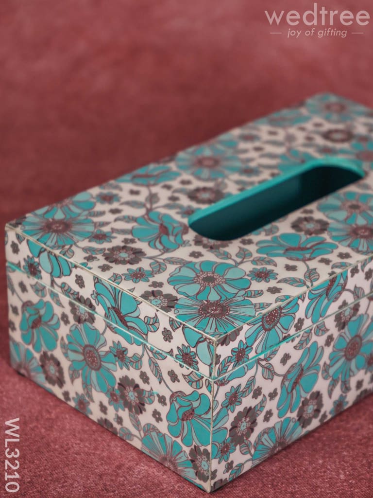 Tissue Box Digital Printed with Floral Designs