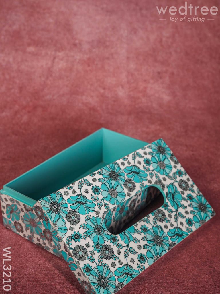 Tissue Box Digital Printed with Floral Designs