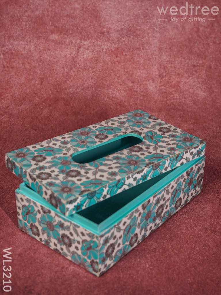 Tissue Box Digital Printed with Floral Designs