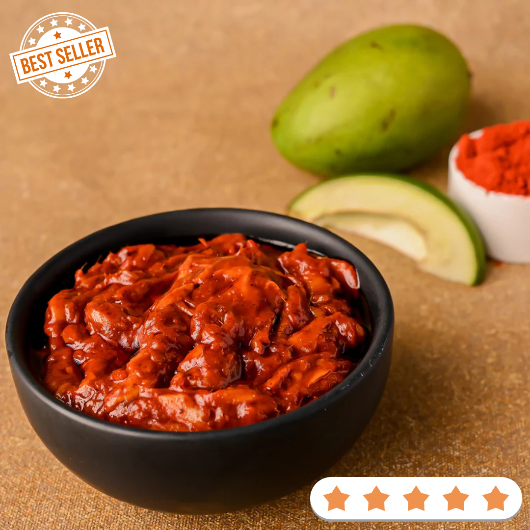 Magaya Pickle (Mango Thokku) - Pickles - Buy Online from Vellanki Foods | Desify