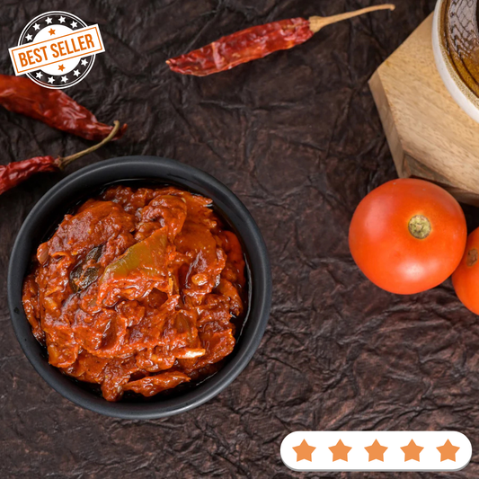Andhra Tomato Pickle - Pickles - Buy Online from Vellanki Foods | Desify