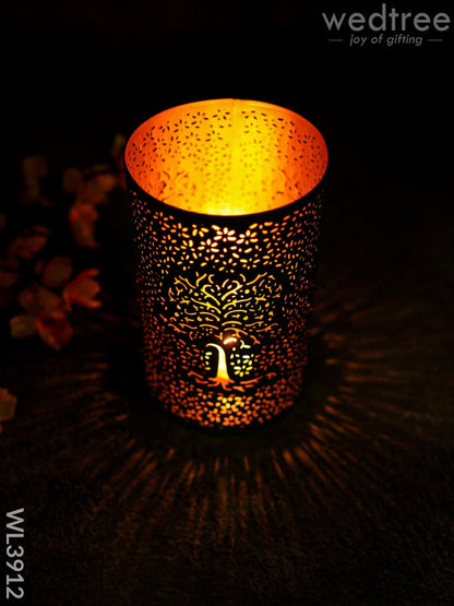 Votive with Tree Engraving