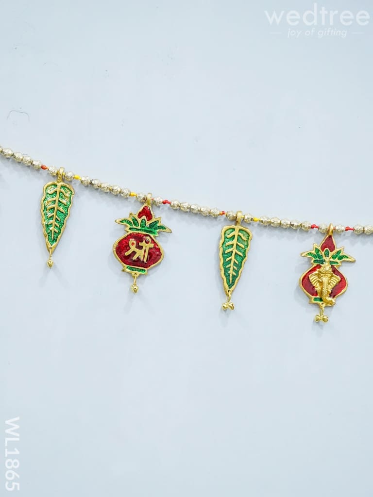 White Metal Thoran Kalash Motifs