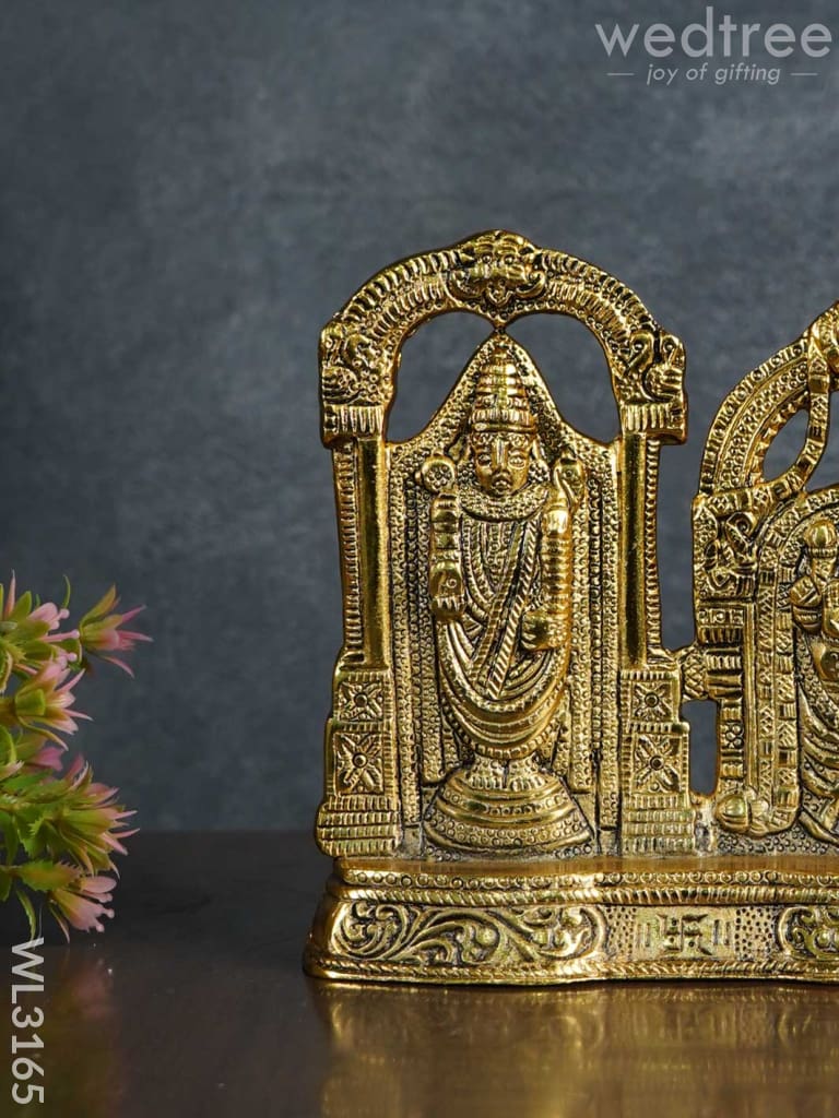 White Metal Tirupati Balaji and Padmavathi Thayar