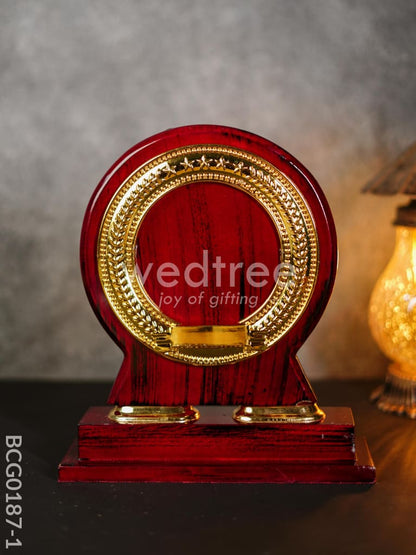 Wooden Round Trophy