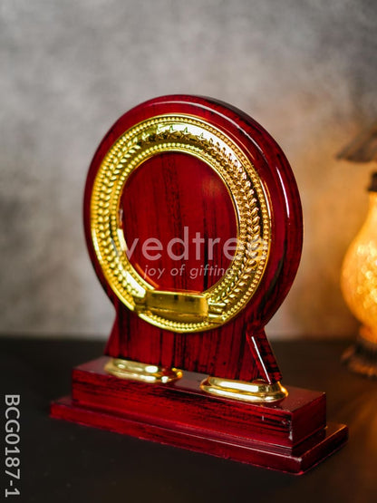 Wooden Round Trophy