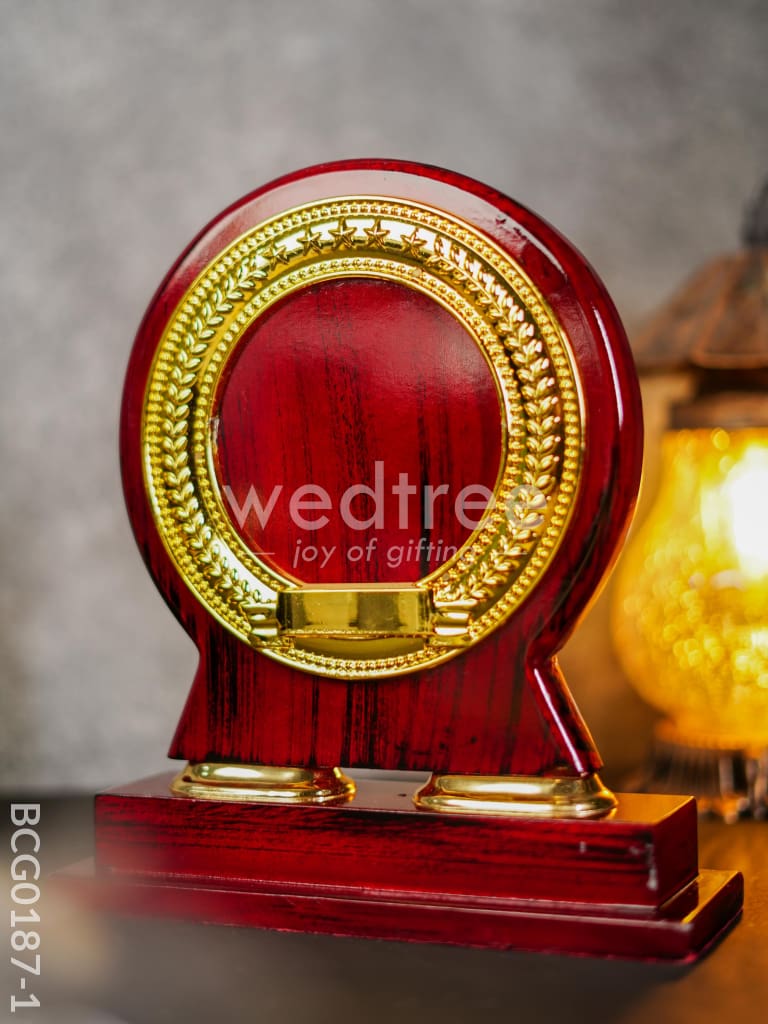 Wooden Round Trophy