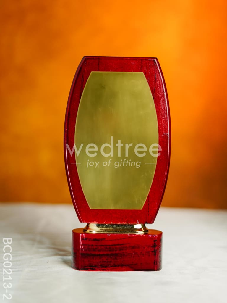 Wooden Trophy with Branding Space