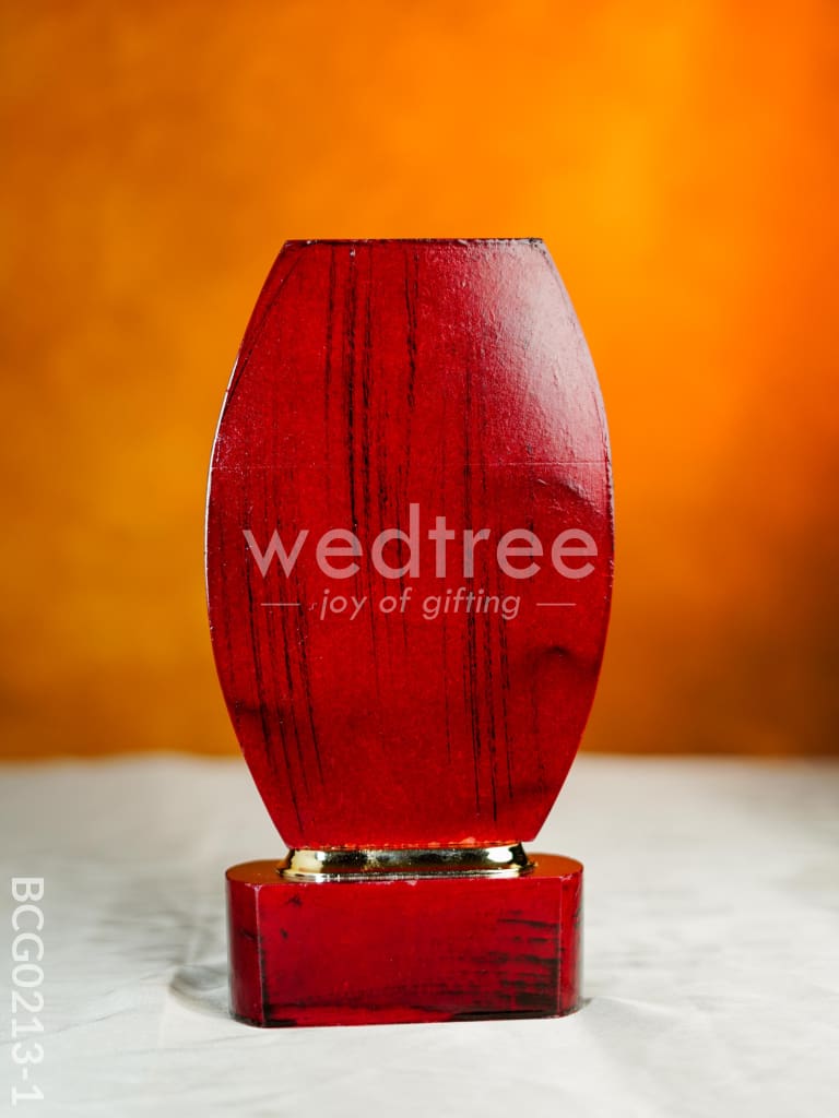 Wooden Trophy with Branding Space