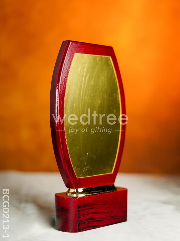 Wooden Trophy with Branding Space