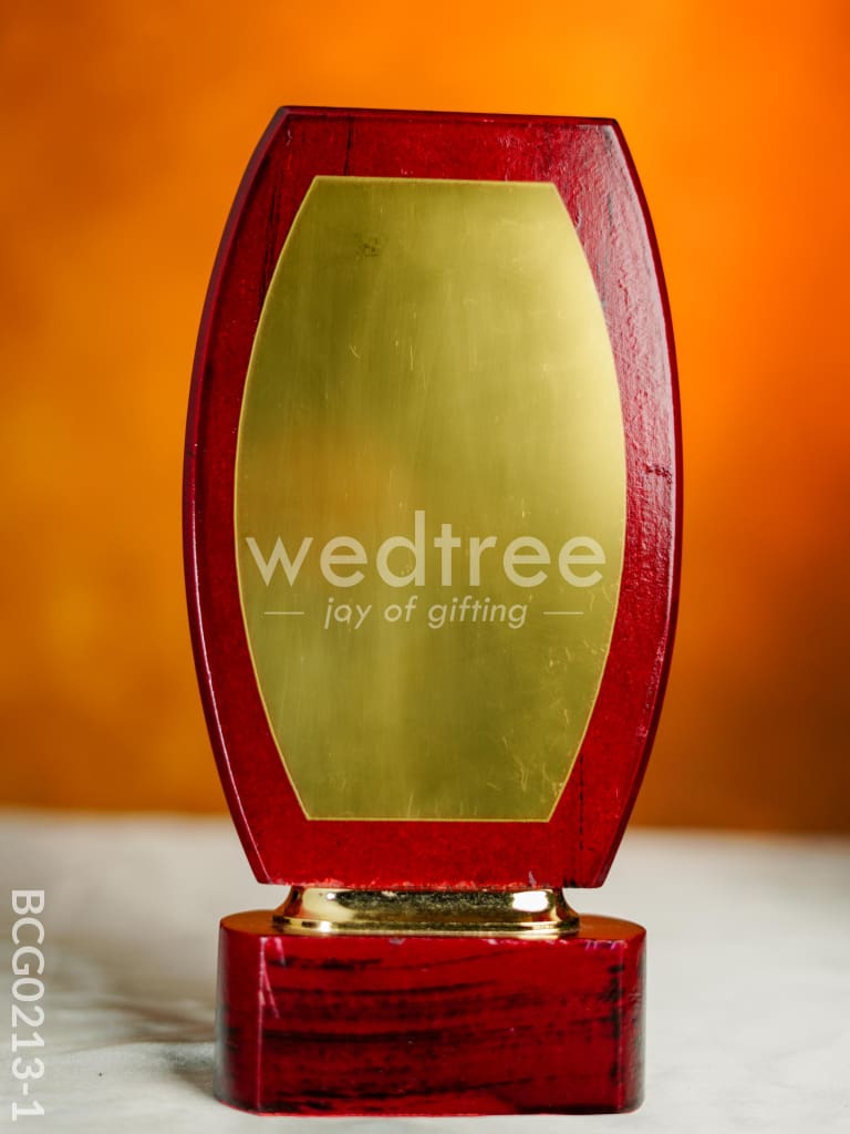 Wooden Trophy with Branding Space