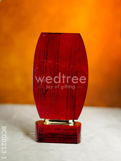 Wooden Trophy with Branding Space