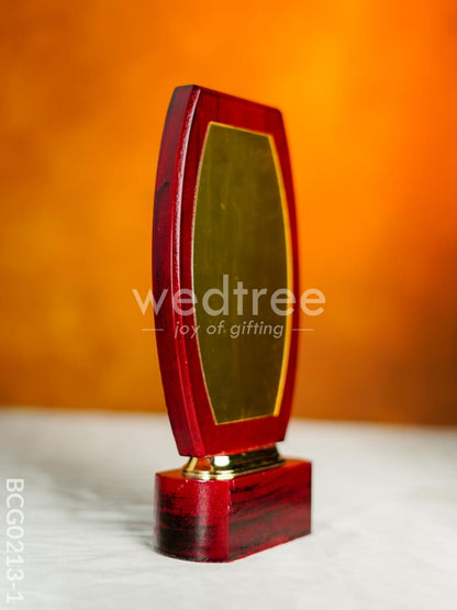 Wooden Trophy with Branding Space