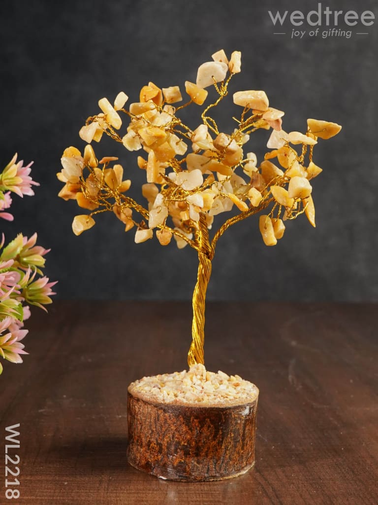 Yellow Aventurine Crystal Tree for Positive Energy