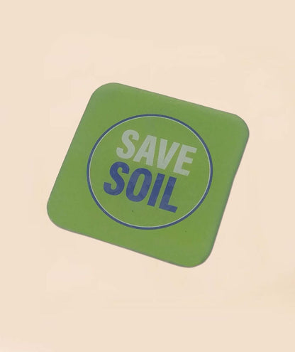 Save Soil Logo Fridge Magnet