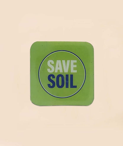 Save Soil Logo Fridge Magnet