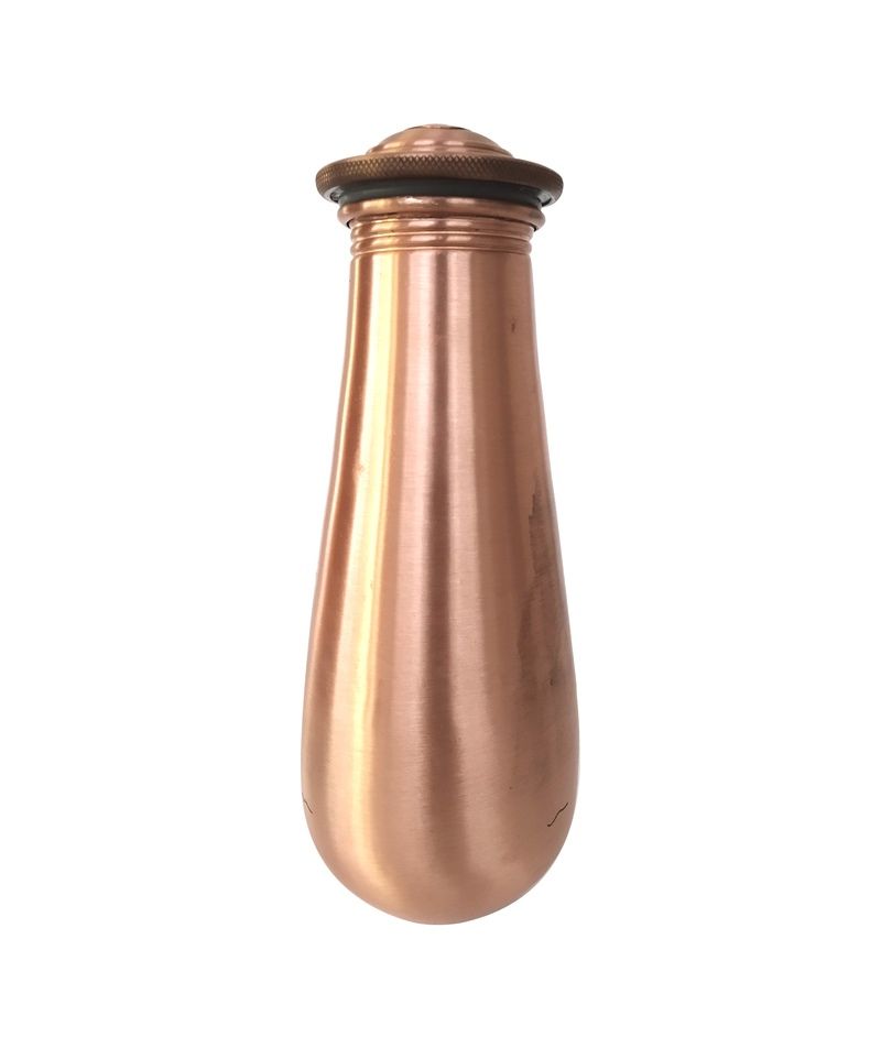 Copper Water Bottle Engraved with Sadhguru Quote, 700 ml