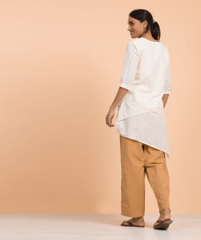 Nandhi Ladies Kurtha - Off White