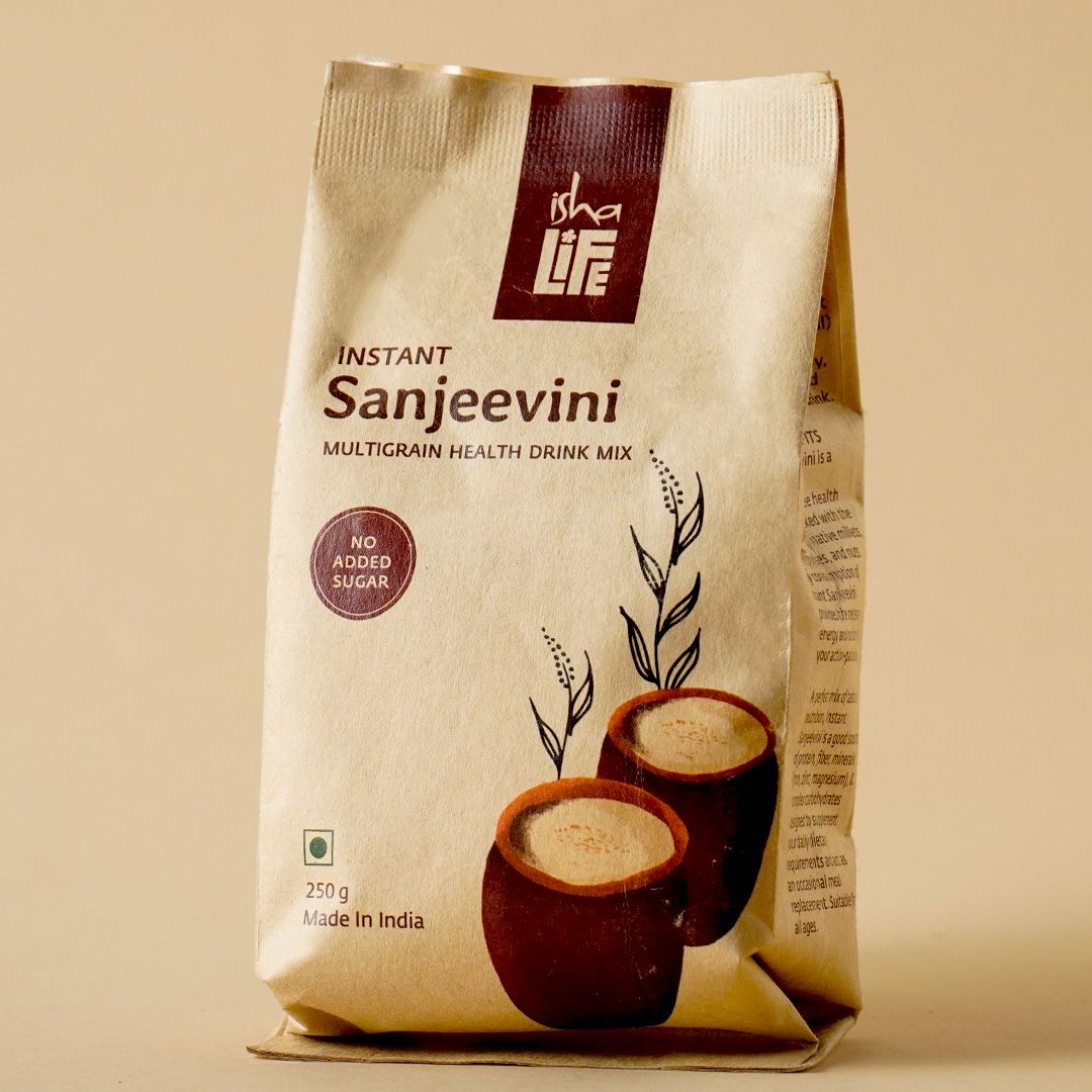 New Instant Sanjeevini Multigrain Health Drink Mix (250 gms). No sugar Added. Traditional recipe. Contains millets, grains, legumes and spices