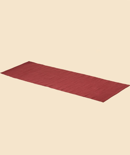 Cotton Yoga Mat Rubber Coated