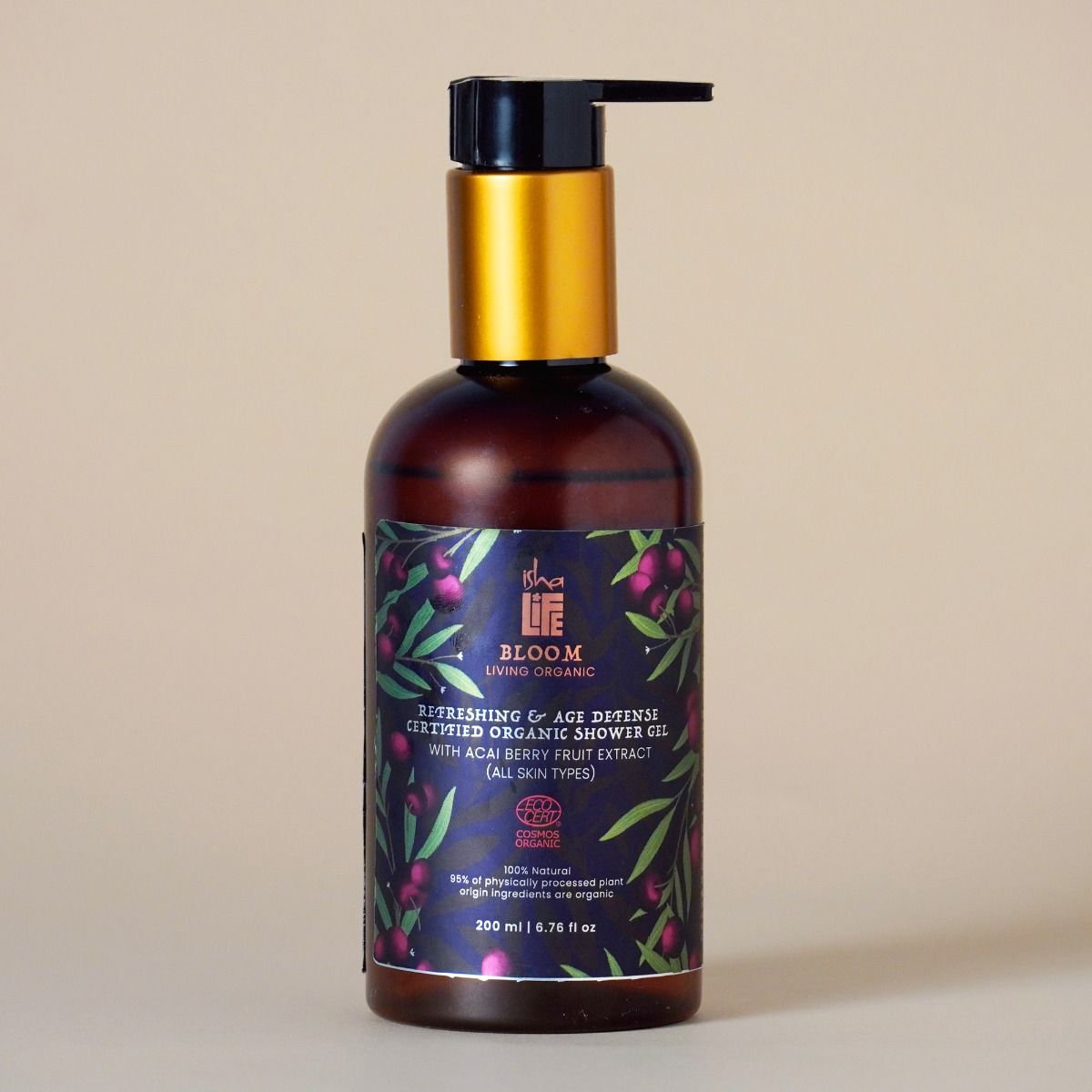 Refreshing & Age Defence Shower Gel With Acai Berry Fruit Extract (All Skin Types) - 200ml