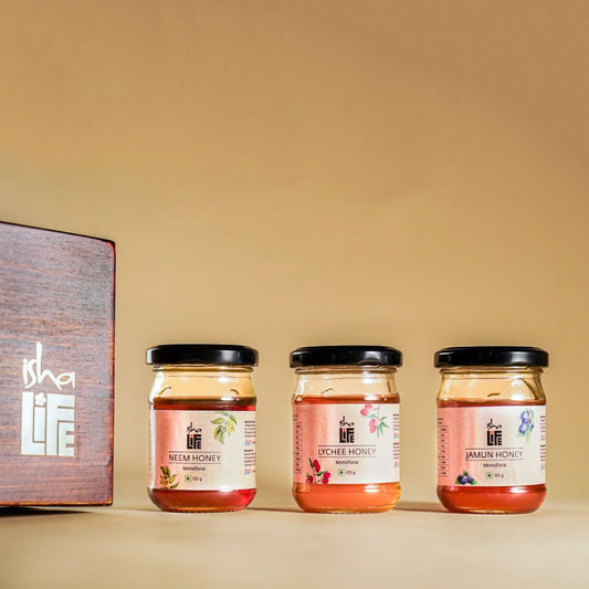 Gourmet Honey Gift set : Neem , Lychee & Jamun Honey