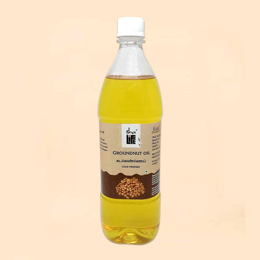 Natural Cold pressed Groundnut Oil (1 Litre)