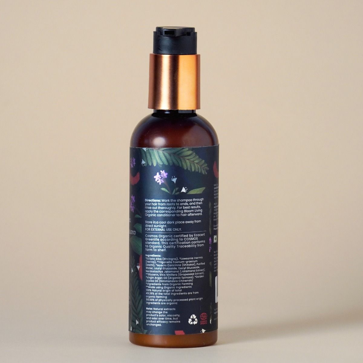 Hairfall Control & Repair Organic Shampoo with Shikakai and Jatamansi(All hair types) - 200ml