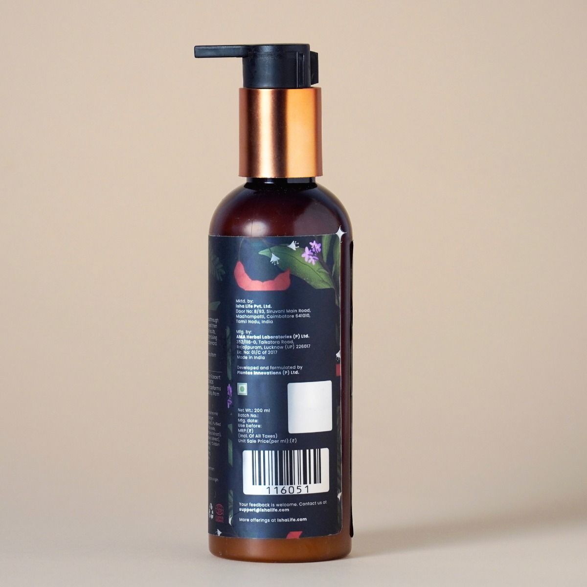 Hairfall Control & Repair Organic Shampoo with Shikakai and Jatamansi(All hair types) - 200ml