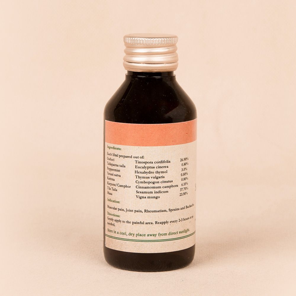 Sanjeevini pain reliever oil. 100% Natural. Highly potent ancient formulation. No mineral oil or preservatives - (100ml)