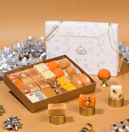 Assorted Sweets 1Kg (12 Variety Assortment) - Gift Packs - Buy Online from Almond House | Desify