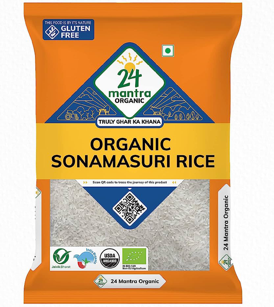 Organic Sonamasuri Rice