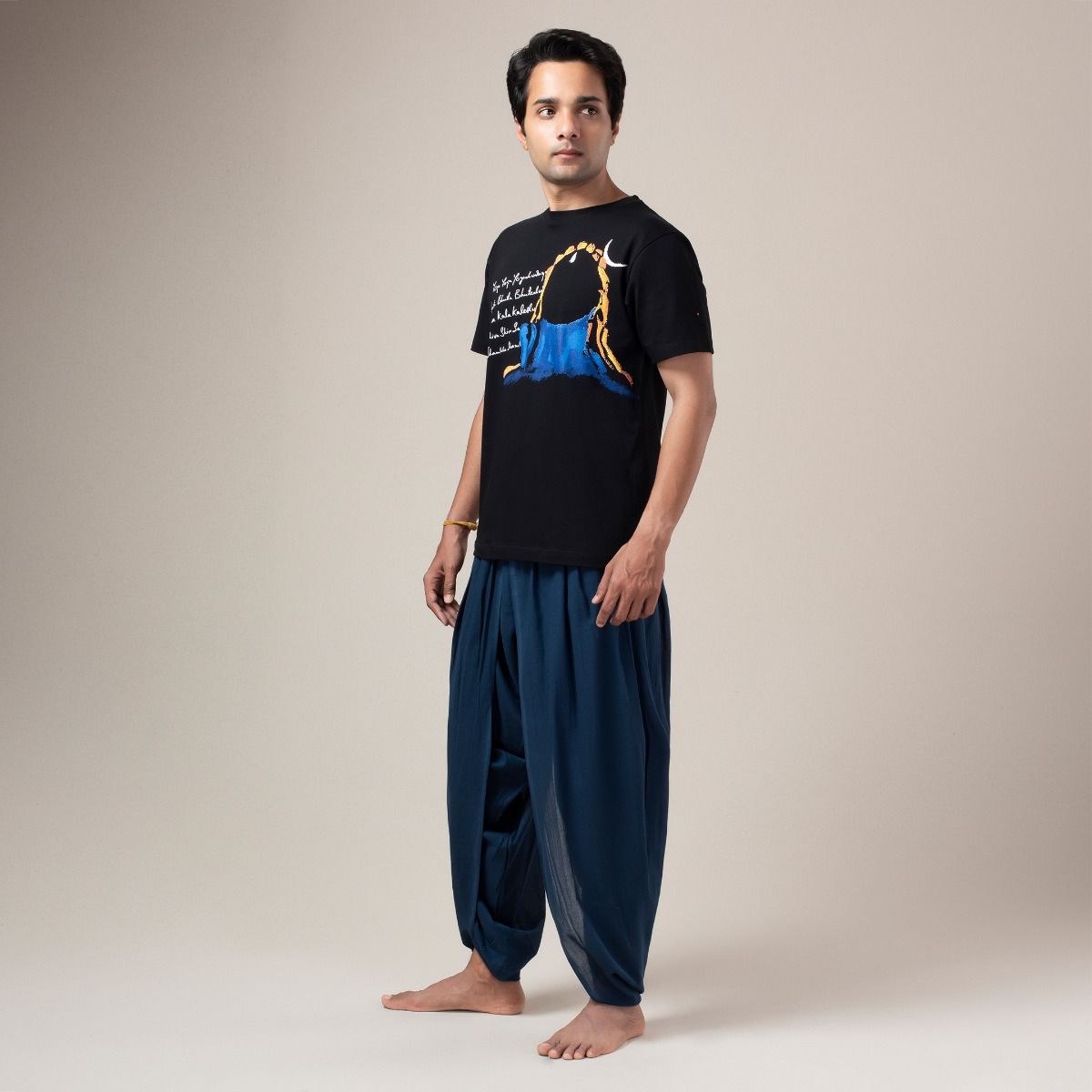 Adiyogi Neelakantha - Unisex Cotton T Shirt With Comfort Stretch