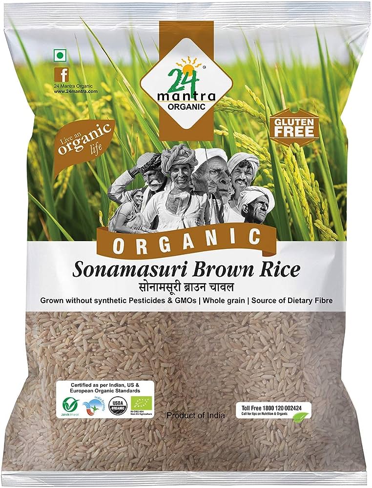 Organic Sonamasuri Brown Rice