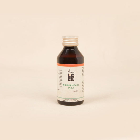 Nilibhrngadi Taila, Hair Oil (100 ml). Herbal hair oil. Oil for shiroabhyanga. Good for hair growth.