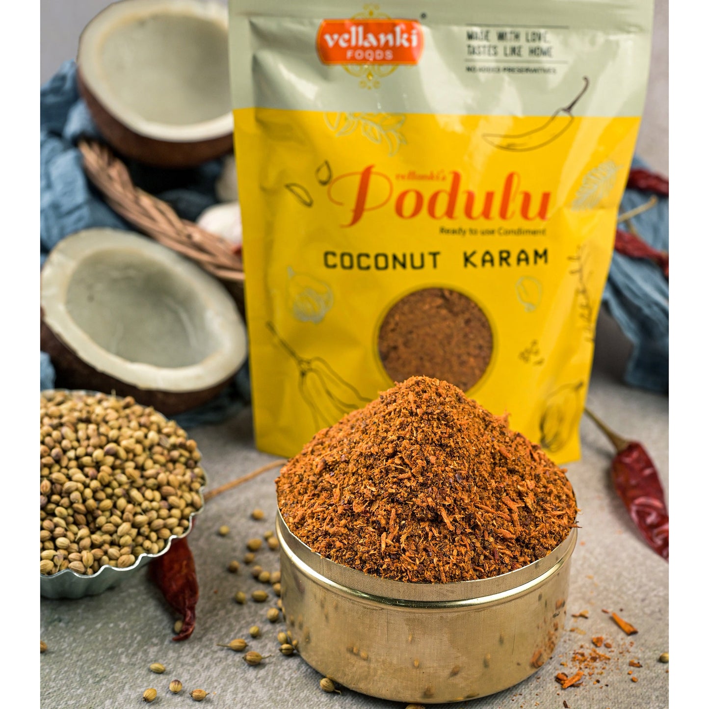 Kobbari Karam Podi (Coconut)